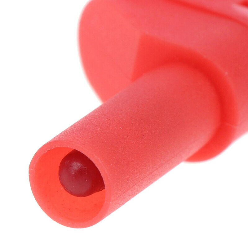 10Pcs Safety 4mm Male Stackable Banana Plug Connector Shrouded Fully Insula_DD
