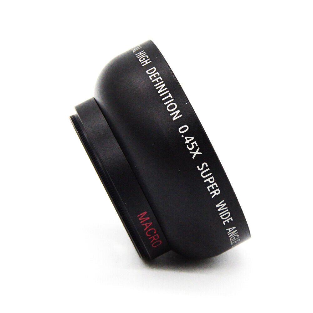 46mm 0.45x Wide Angle Lens with Macro - Black