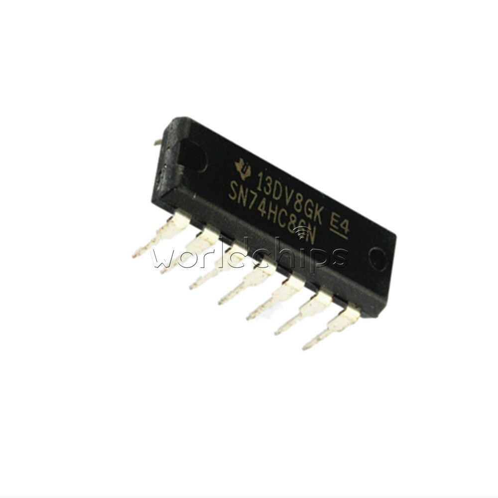 10PCS 74HC86 74HC86N DIP14 DIP-14 TI chip IC
