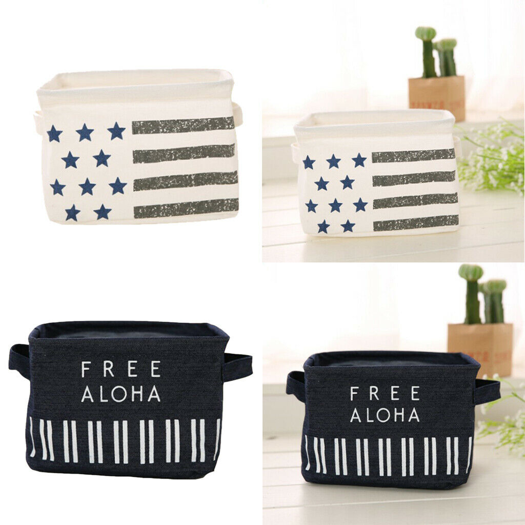Desk Box Holder Organizer Case Jewelry Cosmetics Storage Basket  White