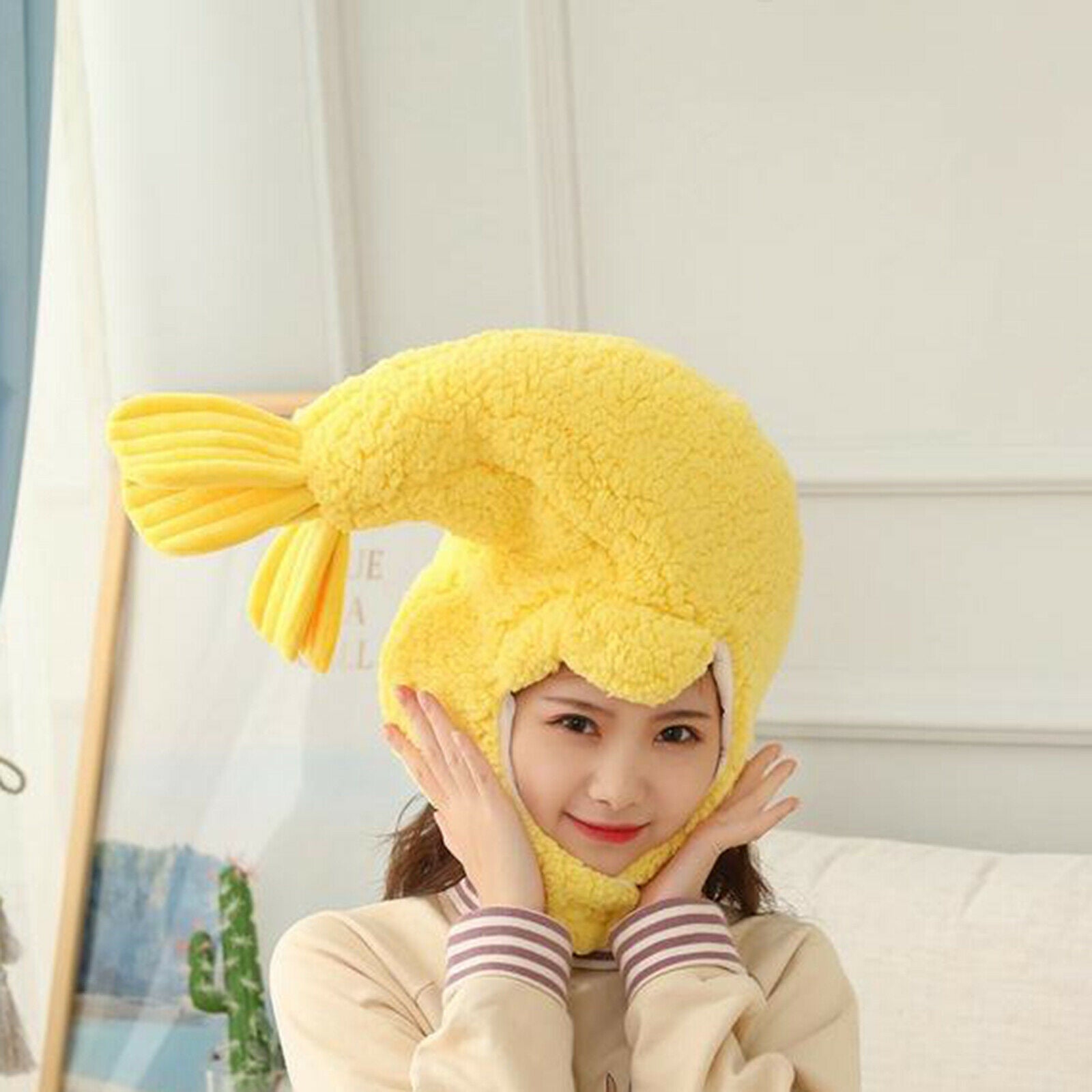 Cozy Hat Lobster Prawn   Costumes Fancy Dress Headwear Party Photograph Props