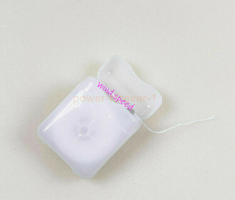 50 Rolls Dental Implant Sponge Floss Tooth Brackets Crown Bridges Clean 50m/Roll
