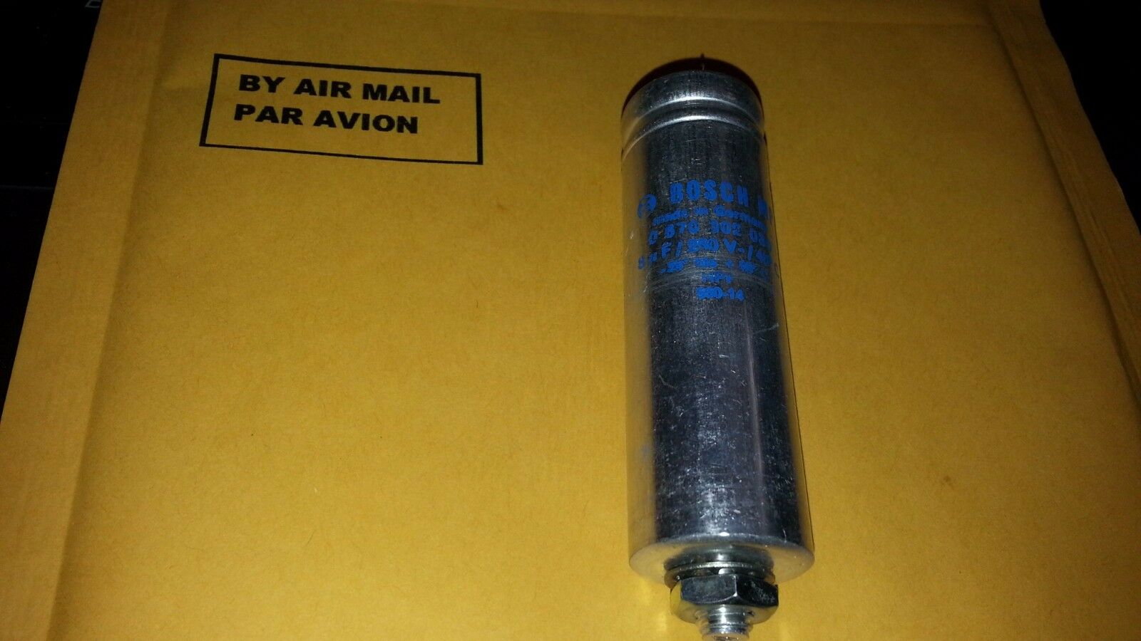 4PC NOS BOSCH 8uF 250V METALLIZED PAPER CAPACITOR FOR AUDIO TUBE AMPS!PIO replce