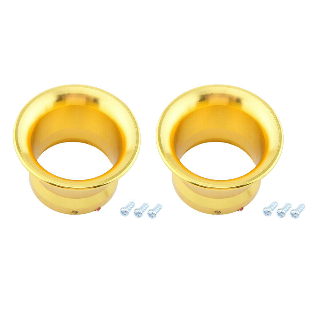 2x 50mm 2 Inch Carb Velocity Stack Funnel for 24/26/28/30mm Carburetor
