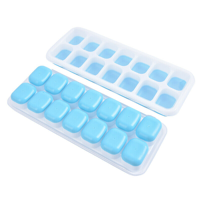 Silicone Ice Cube Tray Ices Jelly Maker Mold Trays with Lid for Whisky CocktaSJ
