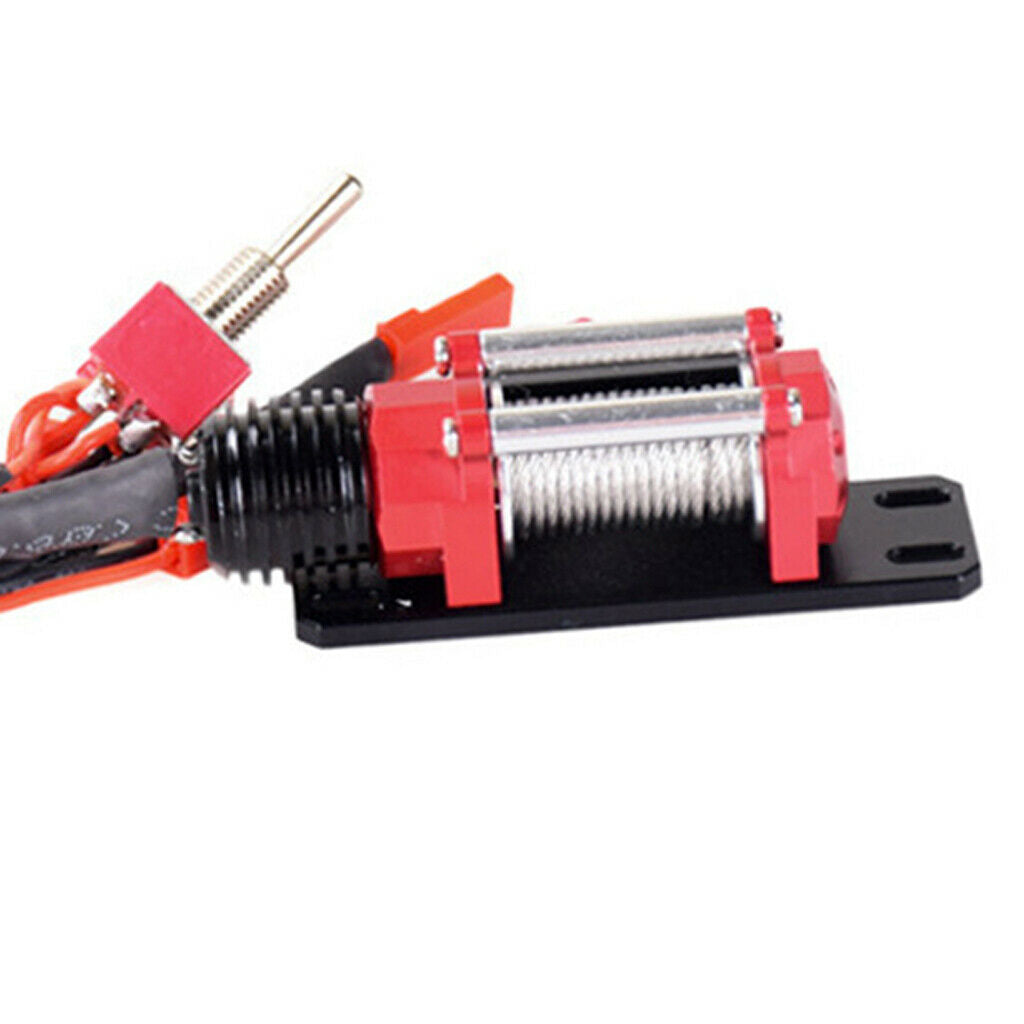 RC Crawler Steel Automatic Winch for SCX10 D90 D110 TF2 TRX4 1/10 RC Crawler