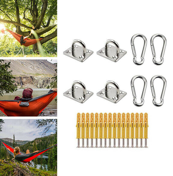 Aerial Yoga Ceiling Anchors Swing Hammock Trapeze Sling Mounting Hook Clips