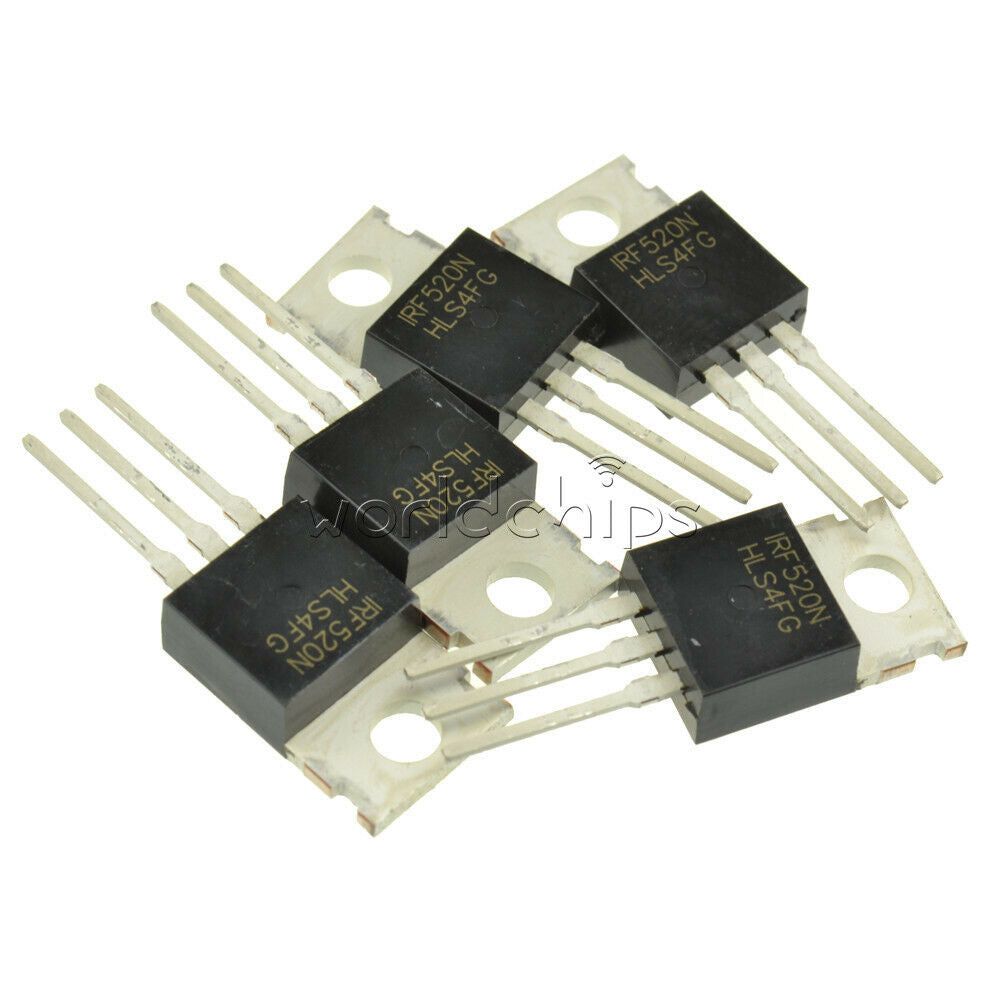 20PCS Lot IRF520 IRF520N TO-220 N-Channel IR Power MOSFET