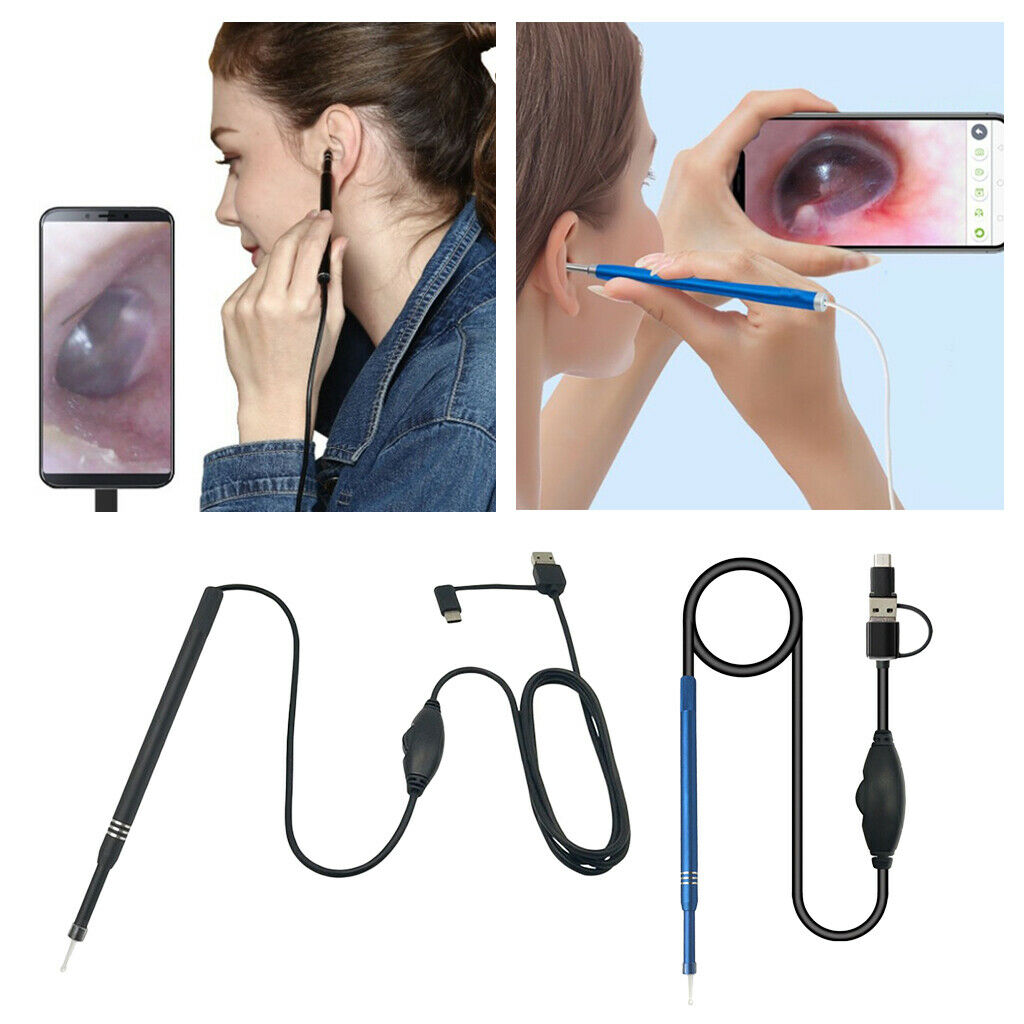 2 Pieces Mini Type C Micro USB Endoscope Camera for Android Smartphone Tool