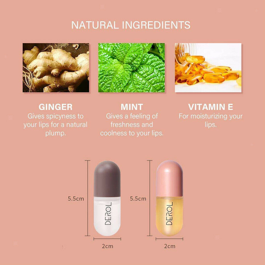 Natural Lip Plumper Lip Care Serum Lip Enhancer for Fuller Lip Plumping Balm