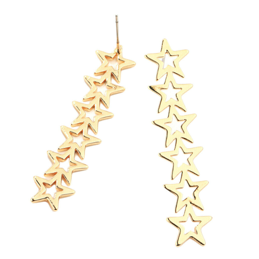 1 pair stars drop stud earring eardrop women fashion jewelry gifts