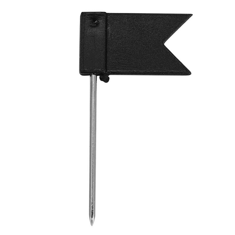 100 Pieces Map Flag Push Pins Tacks, Assorted 7 Colors F2T8T8