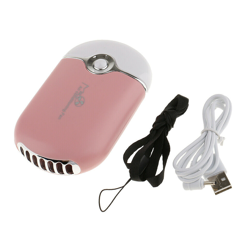 USB Mini Air Conditioning Blower for Eyelash Extension Glue Quick Dry Pink