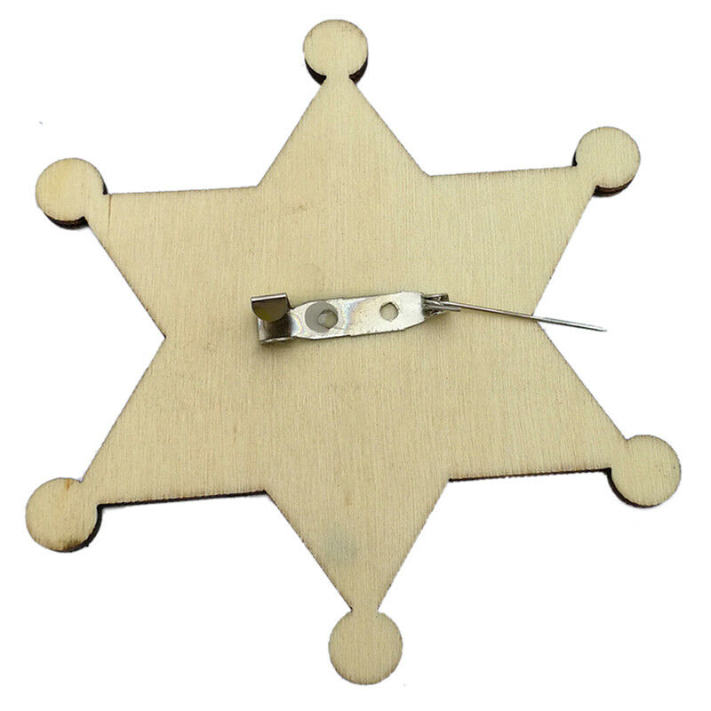 Retro Wooden Badge Pin Ring Security Wedding Rustic Badge Boys Girls Acces.l8