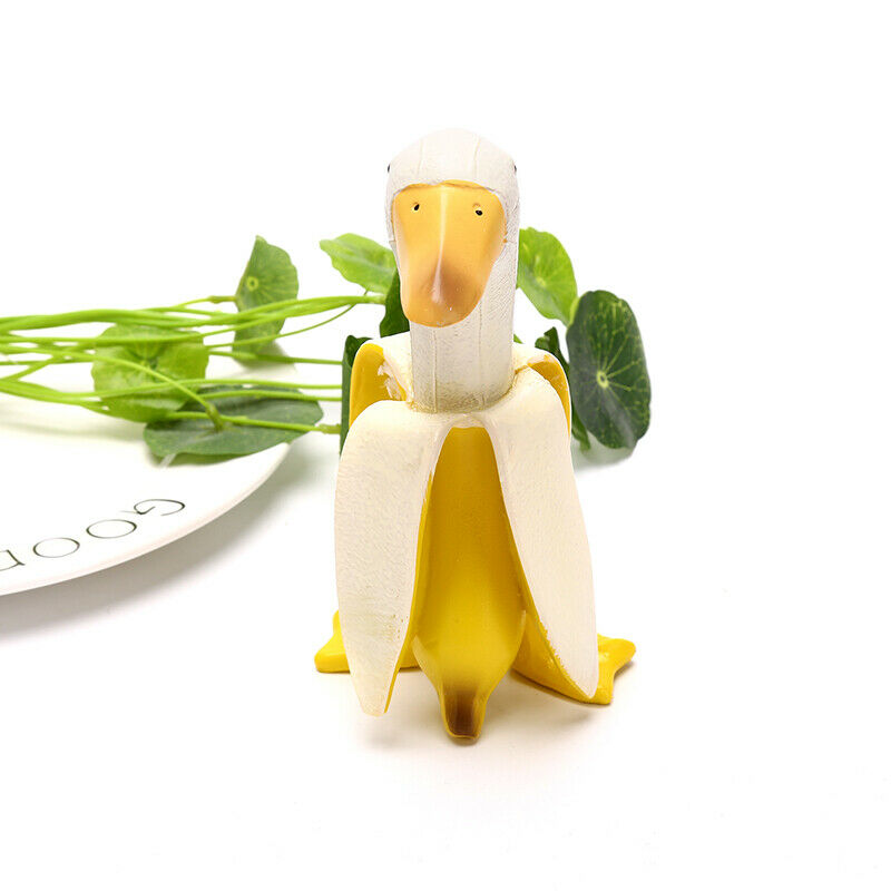 Art Banana Duck Creative Garden Decoration Sculptures Yard Garden Decor