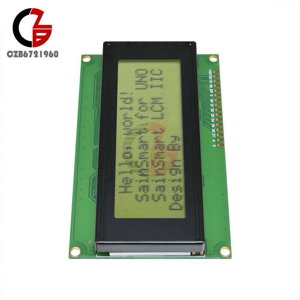 New 2004 204 20X4 Character LCD Display Module Yellow Backlight