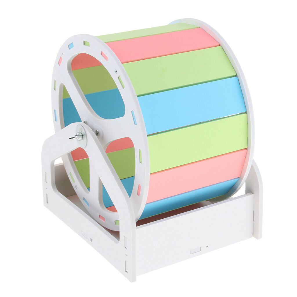 Hamster Chinchilla Small Animals Silent Running Exercise Wheel Toys Colorful