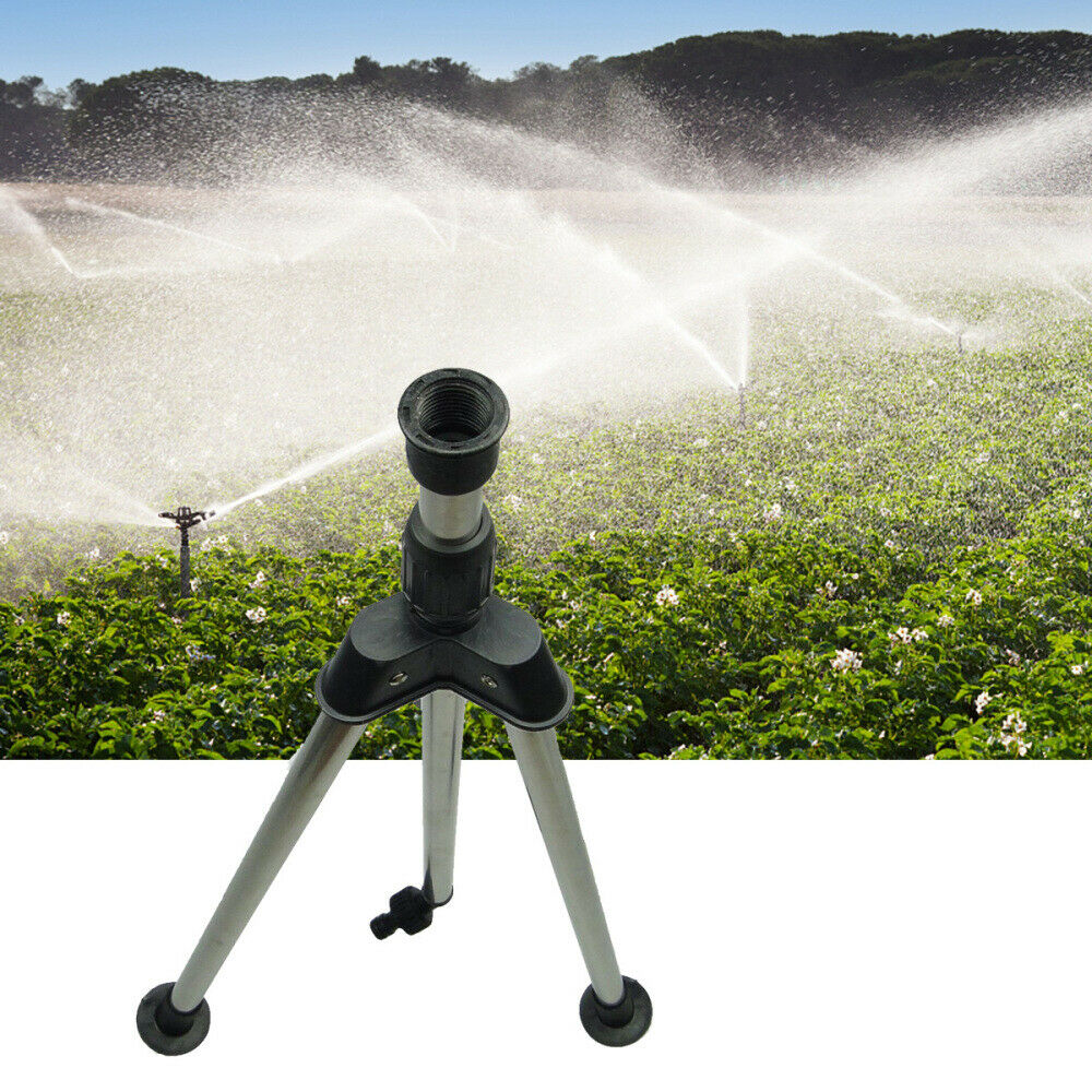 Adjustable Watering Tripod Irrigation Sprinkler Yard Lawn Garden Water Equipment