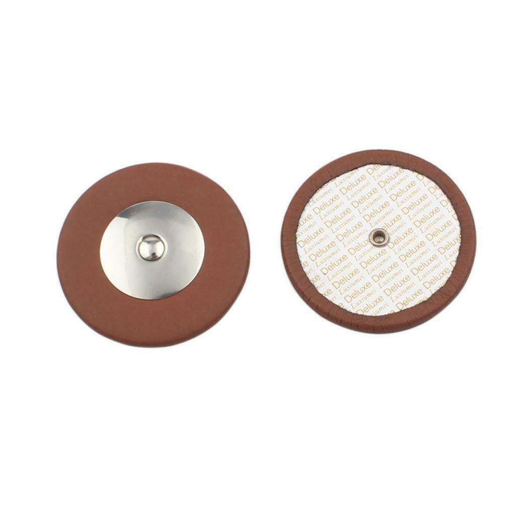 26Pcs Leather Sax Pads Protector Brown for Alto Saxophone Replacement Parts