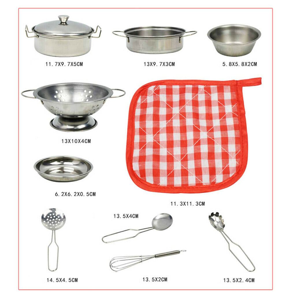 Simulation Kitchenware Utensils Kitchen Playset Kids Pretend Play Playing