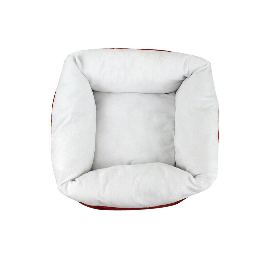 Winter Soft Warm Dog Nest Pet Cozy Bed for Small Dogs Cat Puppy Kitten Red