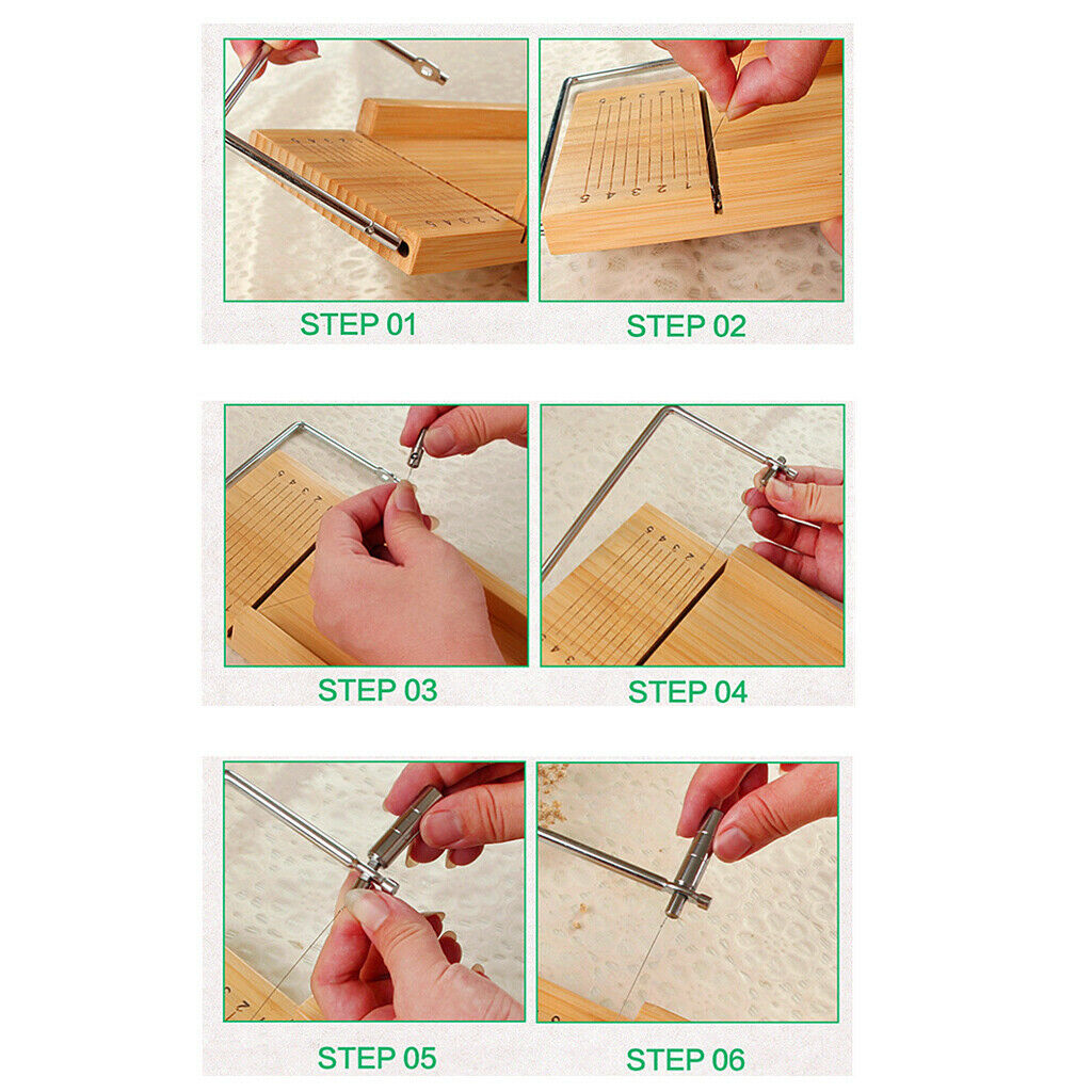 Wooden DIY Soap Cutter Cutting Tools Also for Cake Chocolate Food Cutting
