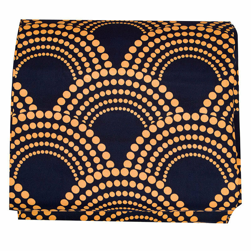 1 Yard African Batik Wax Printed Fabric Clothing Sewing DIY Handcraft Materials
