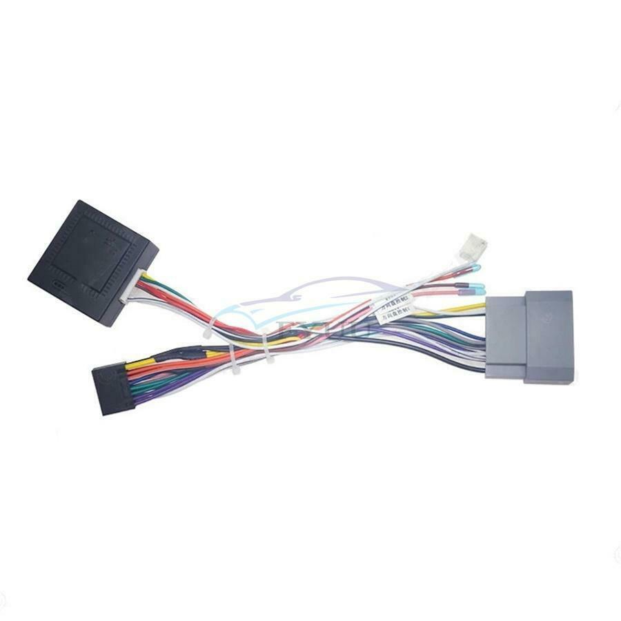 Aftermarket Stereo Installation 16 PIN Android Wiring Harness Connector For Jeep