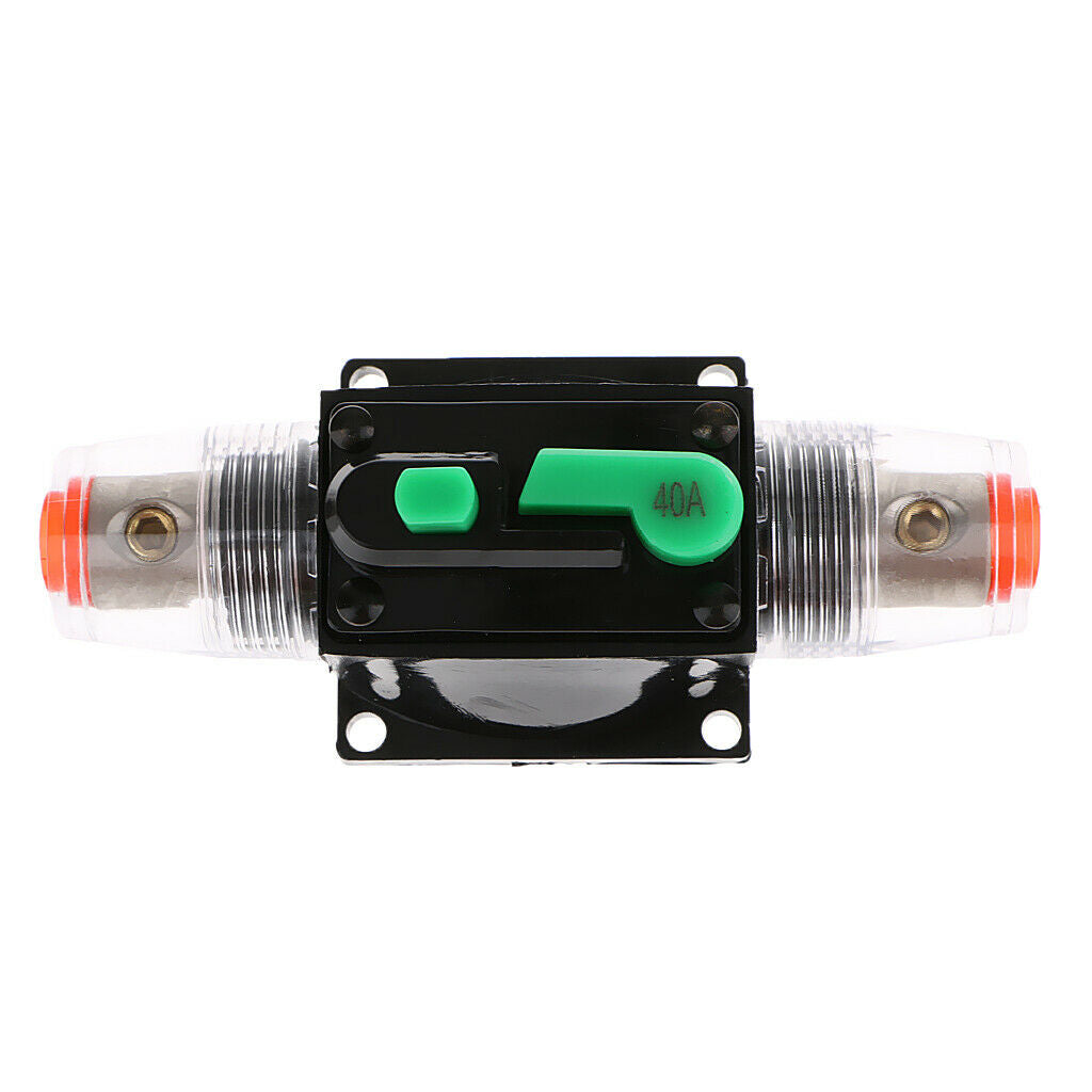 2pcs 20/40A Car Audio Circuit Breaker Fuse Reset Switch Overload DC12/24/32V