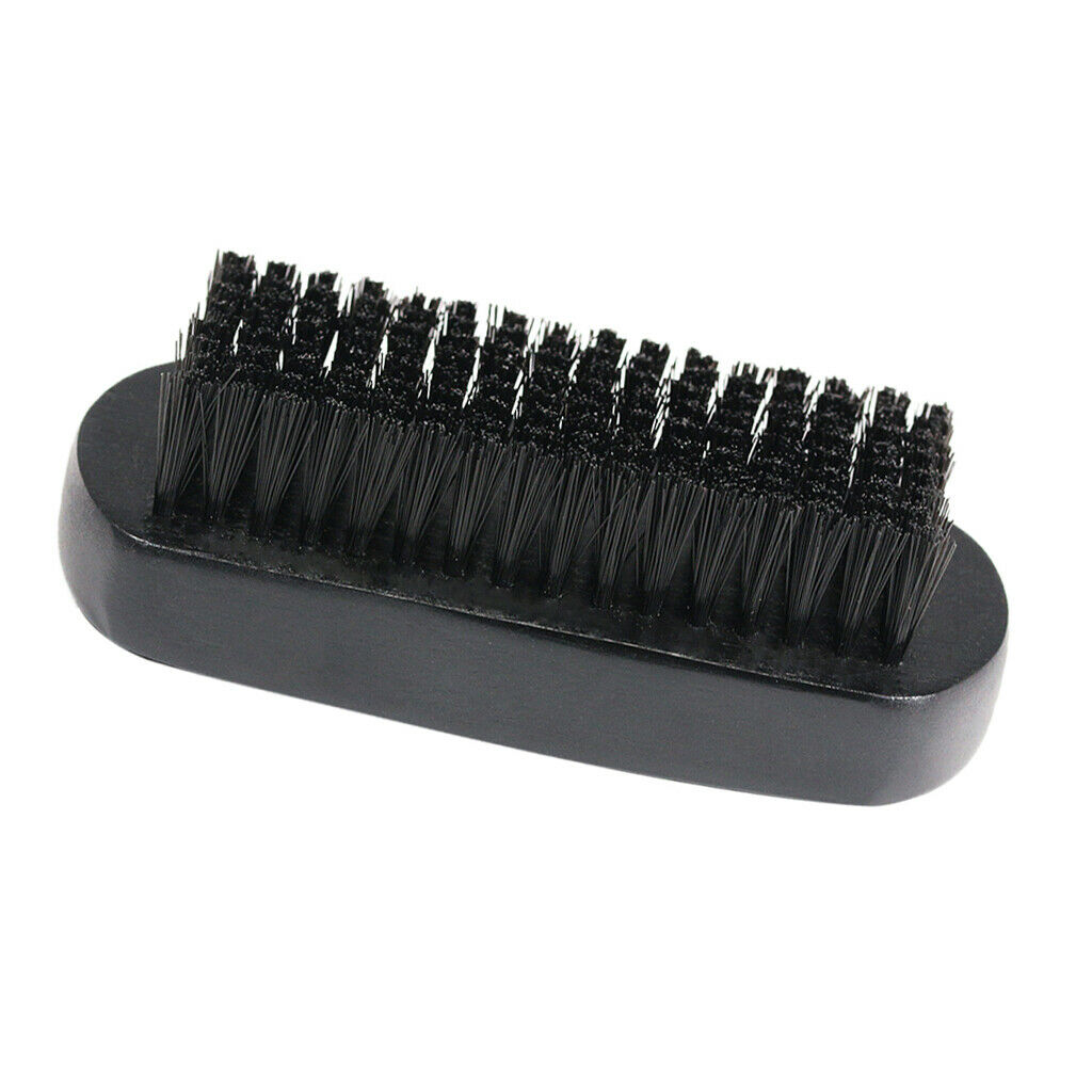 Men's Wooden Beard Mustache Facial Hair Brush Grooming Tool Black