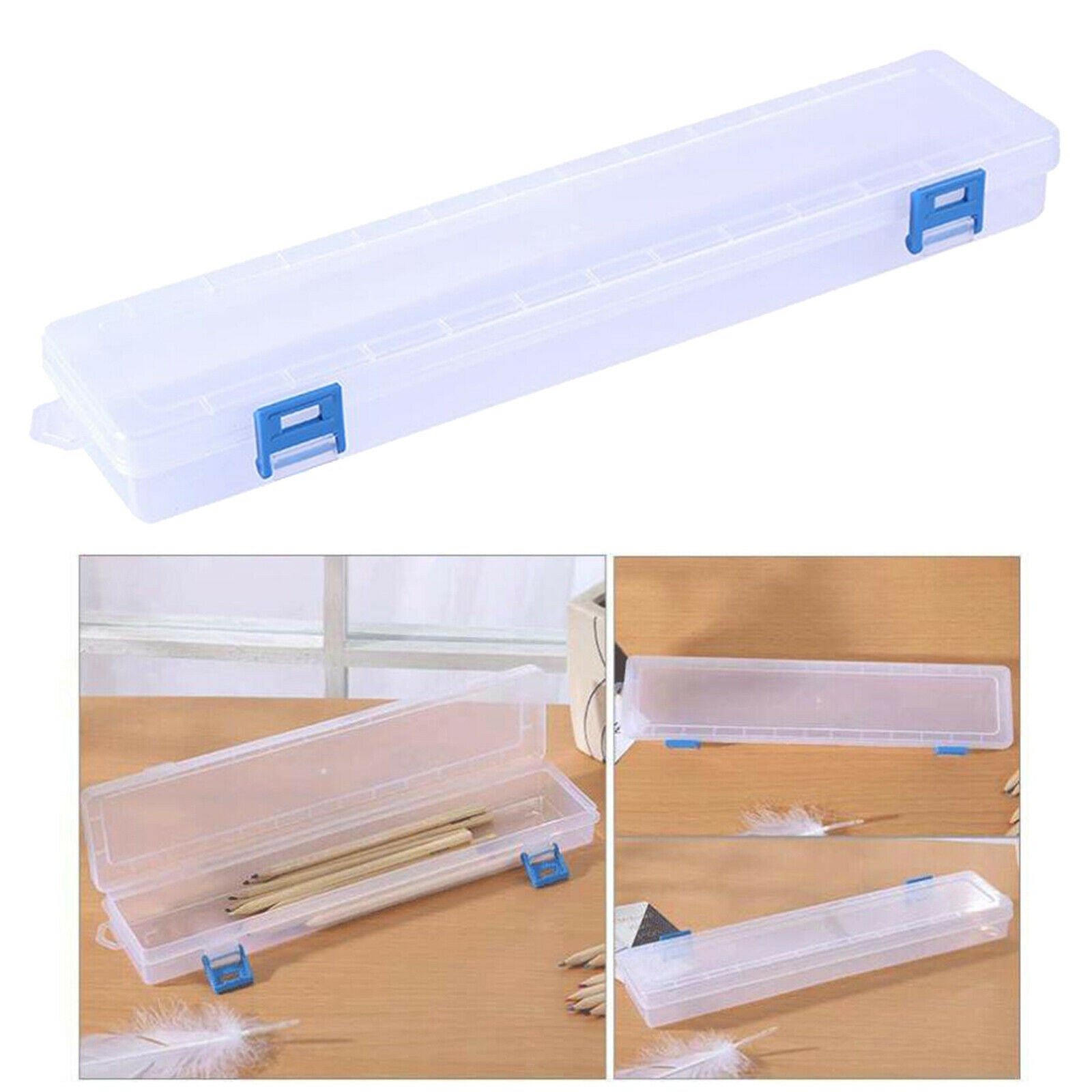 Plastic box storage organzier case jewelry box for color brush pen