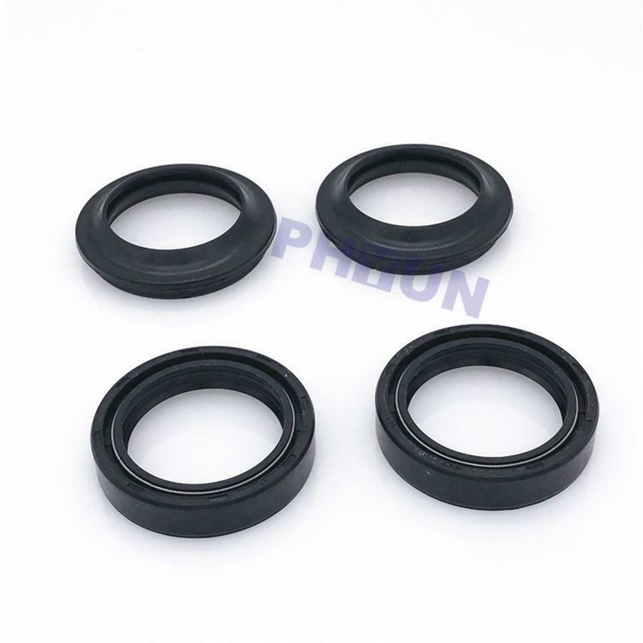 1 Set Front Fork Damper Oil Seals& Dust Seals For KX80 For YZ80 BW200 TW200