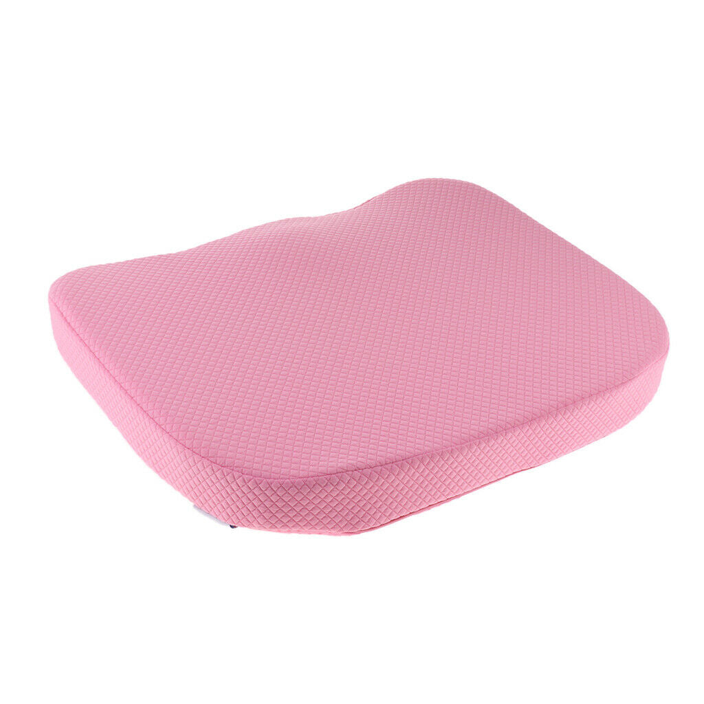 Comfort Chair Pad seat cushion with Zippered Cover for office chair Car Pink