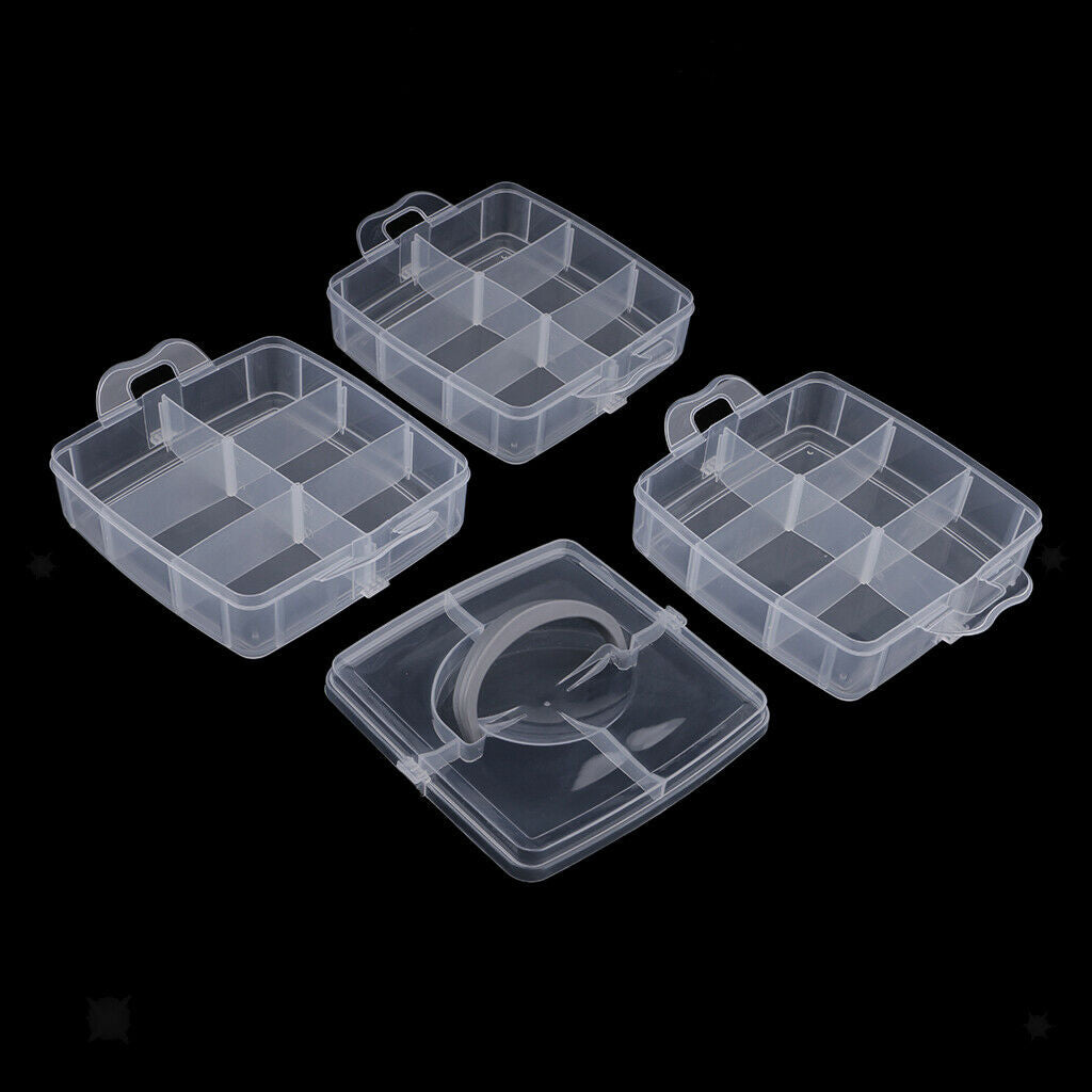 Plastic Jewelry Tool Box Storage Buttons Holder Beads Box