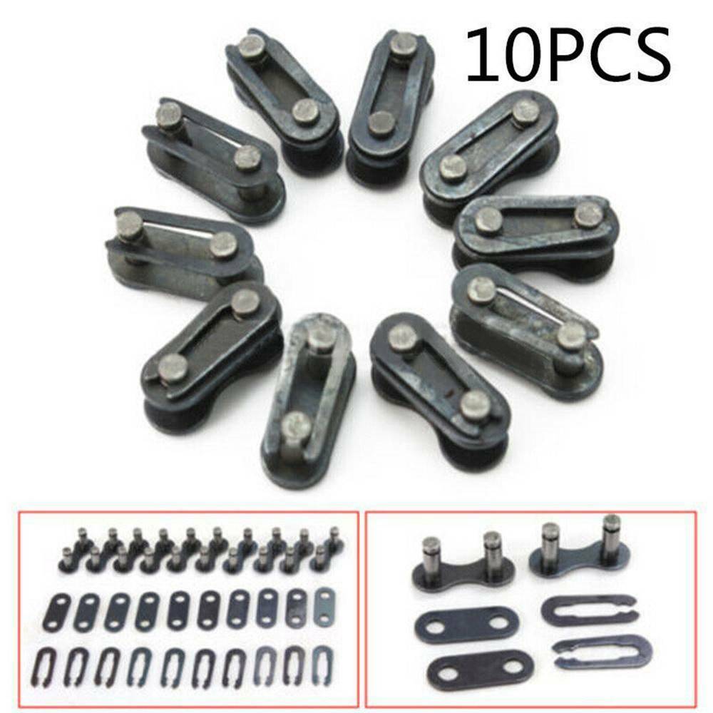 10Pcs/Set Bicycle Chain Master Link Spare Quick Release Repair Kit Part Joint US