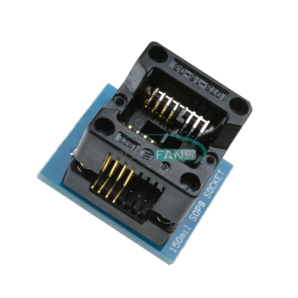 10PCS SOIC8 SOP8 to DIP8 EZ Programmer Adapter Socket Converter Module 150mil M