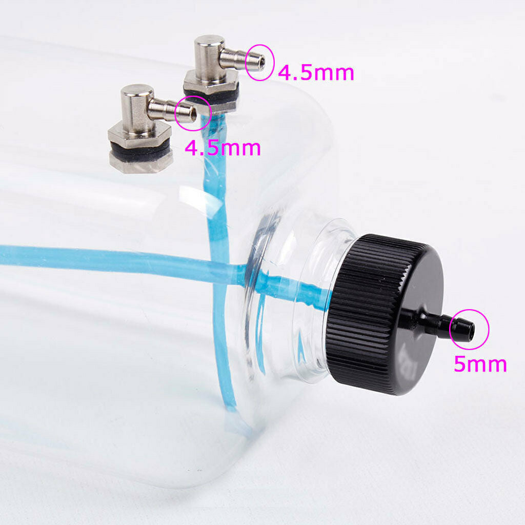 Transparent oil tank with metal lid for RC 1000ML gas aircraft