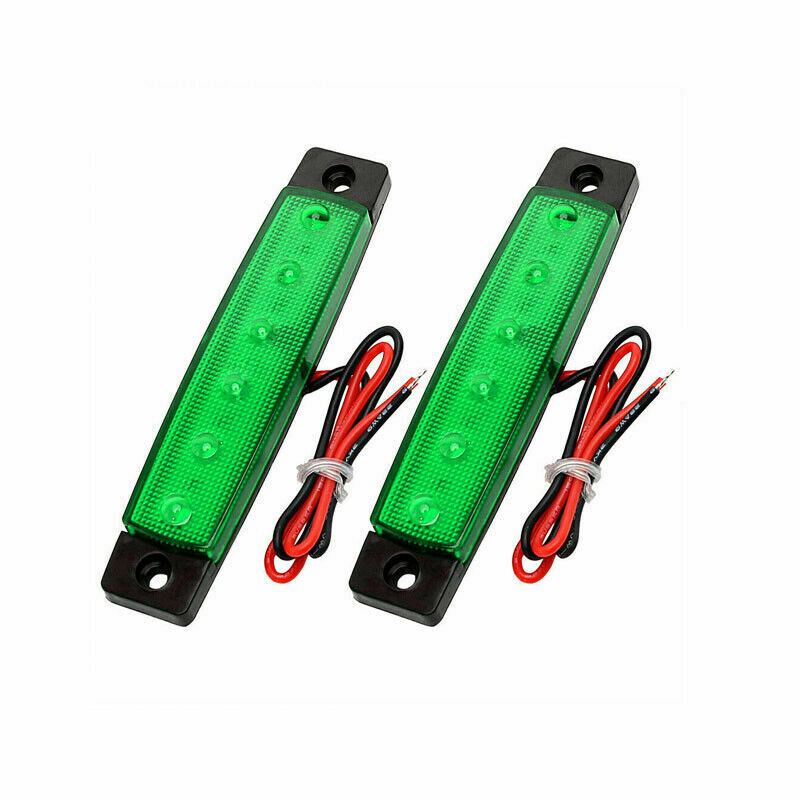 3X Green Marine Led Lights Courtesy & Utility Strip for Boat Yacht Pontoon Kayak