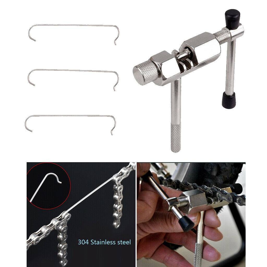Bike Chain Spliter Portable Bicycle Breaker Remover Joint Hooks Hanger