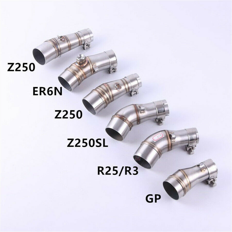 Z250SL Middle Transfer Adapter Connection Pipe with Fastener Ring&Tension Spring