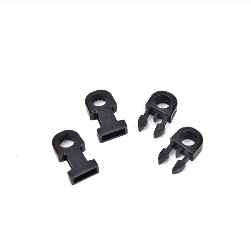 10Pcs Side Release Buckle Curved Paracord Bracelet DIY Dog Collar Strap Webb&DD