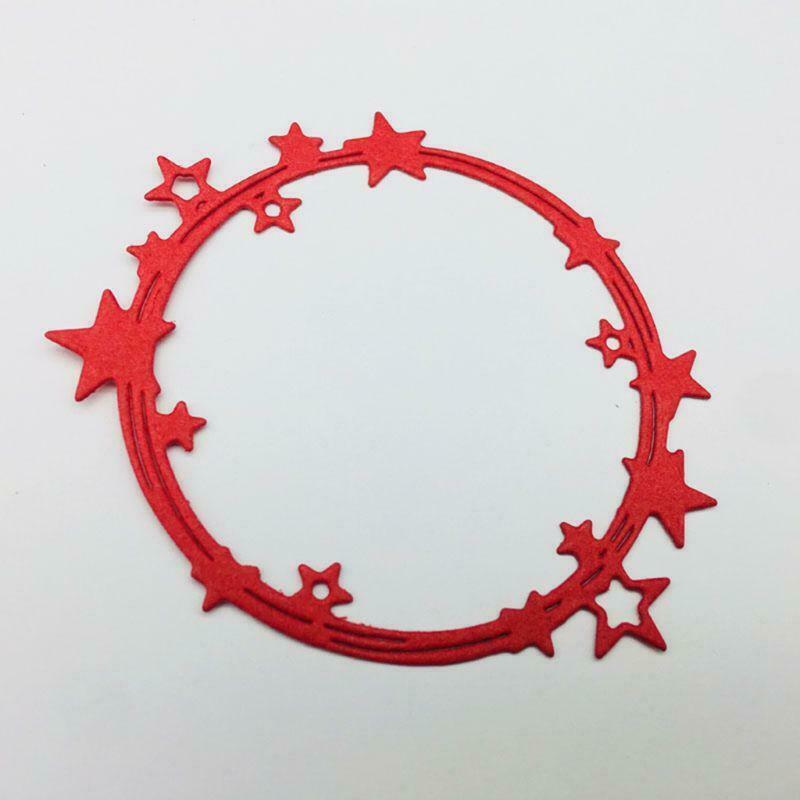 Star Circle Metal Cutting Dies Stencil Scrapbooking DIY Album Stamp Paper Card