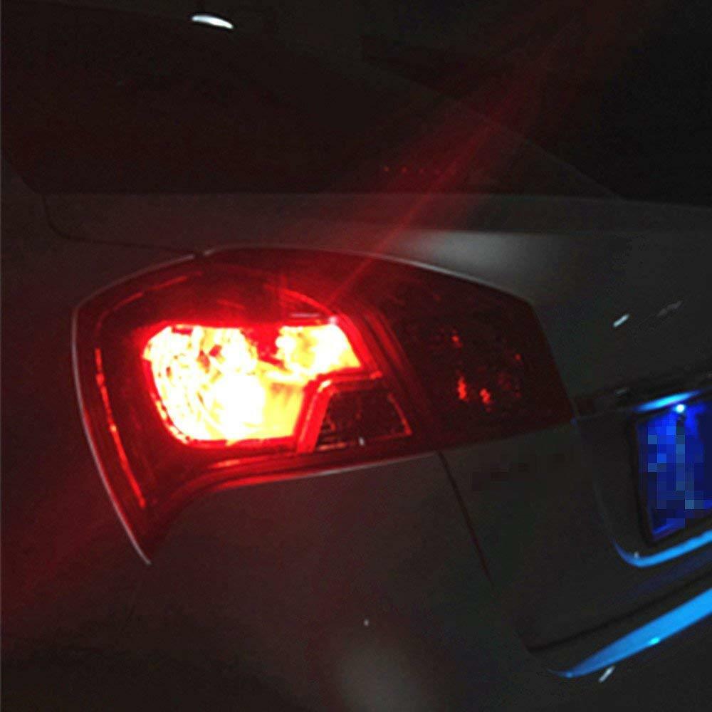 Pure Red Color 3157 80W LED Tail Brake Stop Turn Signal Light 12V-24V DC 2 Piece
