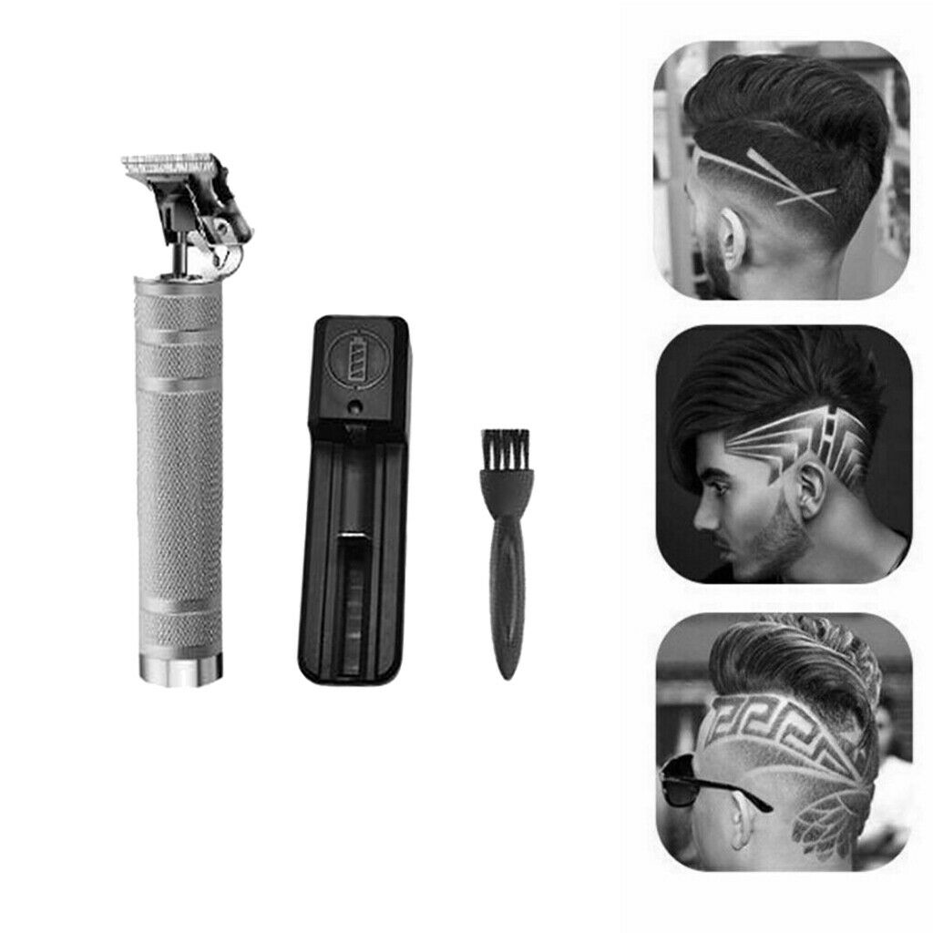 Electric Trimmer Boys Men's Clipper Set T-Blade Cordless for Oil Head 5W