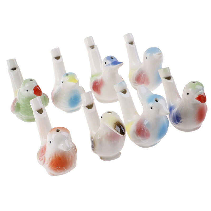 1Pc Chinese ceramic water bird whistle kids baby funny novelty musical to.l8
