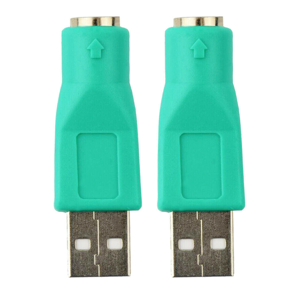 prettyia   2x   PS / 2   Female   to   USB   2 . 0   Male   Port   Adapter   for
