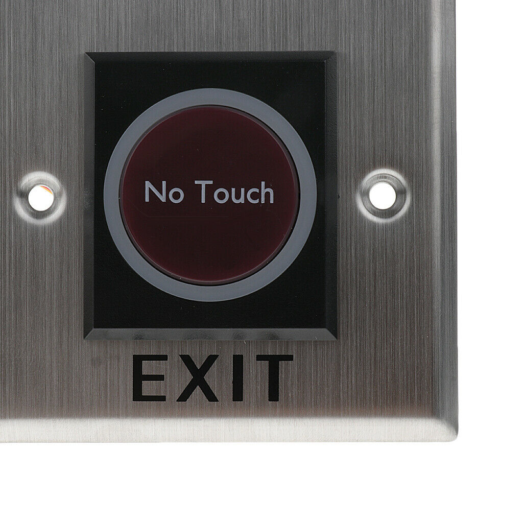 Infrared Stainless Steel Door Exit Switch Sensor +LED Indicator #K2-1