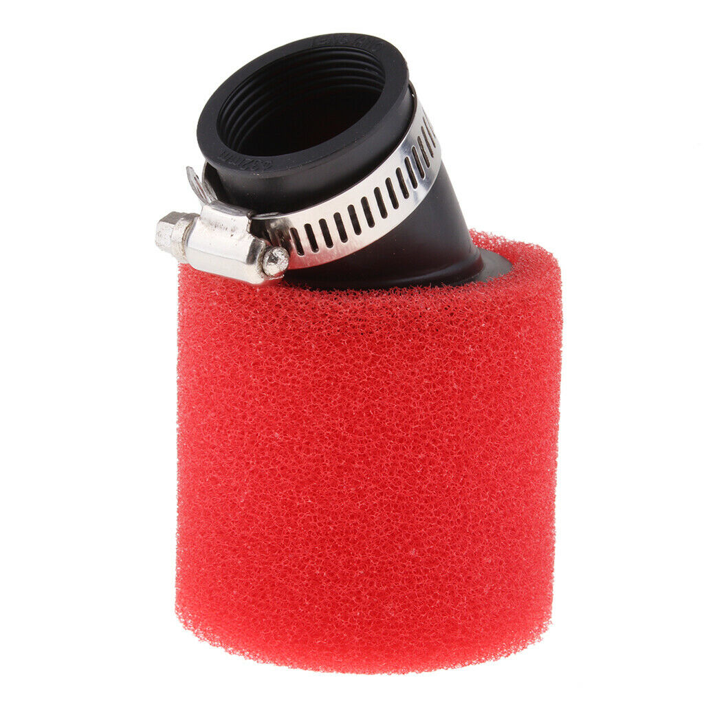 32mm Dual Layer Air Filter Bent Angled for KTM50 50cc ATV Quad Dirt Bike