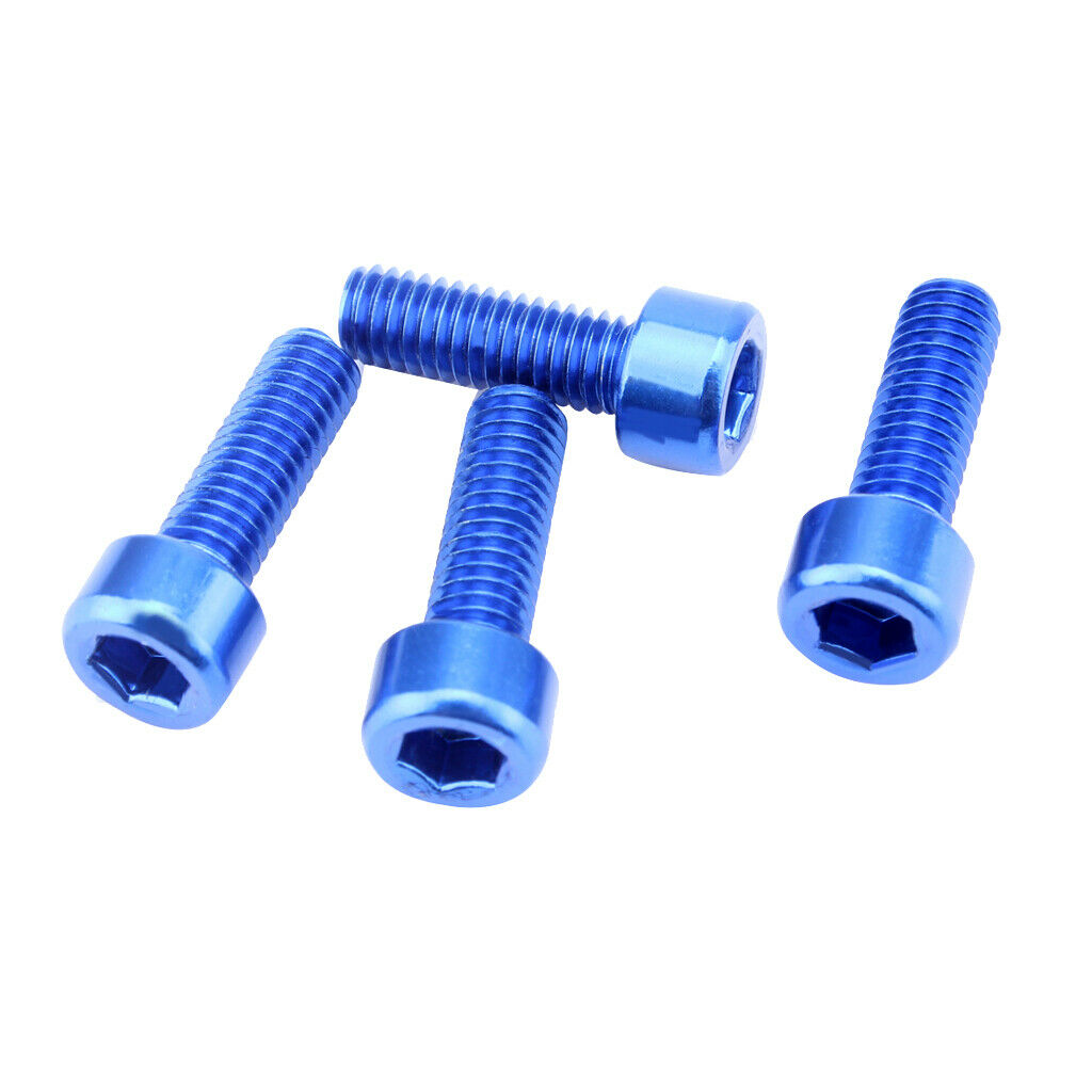 20pcs Lightweight Aluminum Alloy Bike Water Bottle Cage Holder Bolts Screws