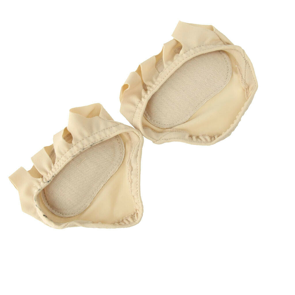 1 Pair Forefoot Metatarsal Pain Relief Cushion Ball of Foot Pads Nude
